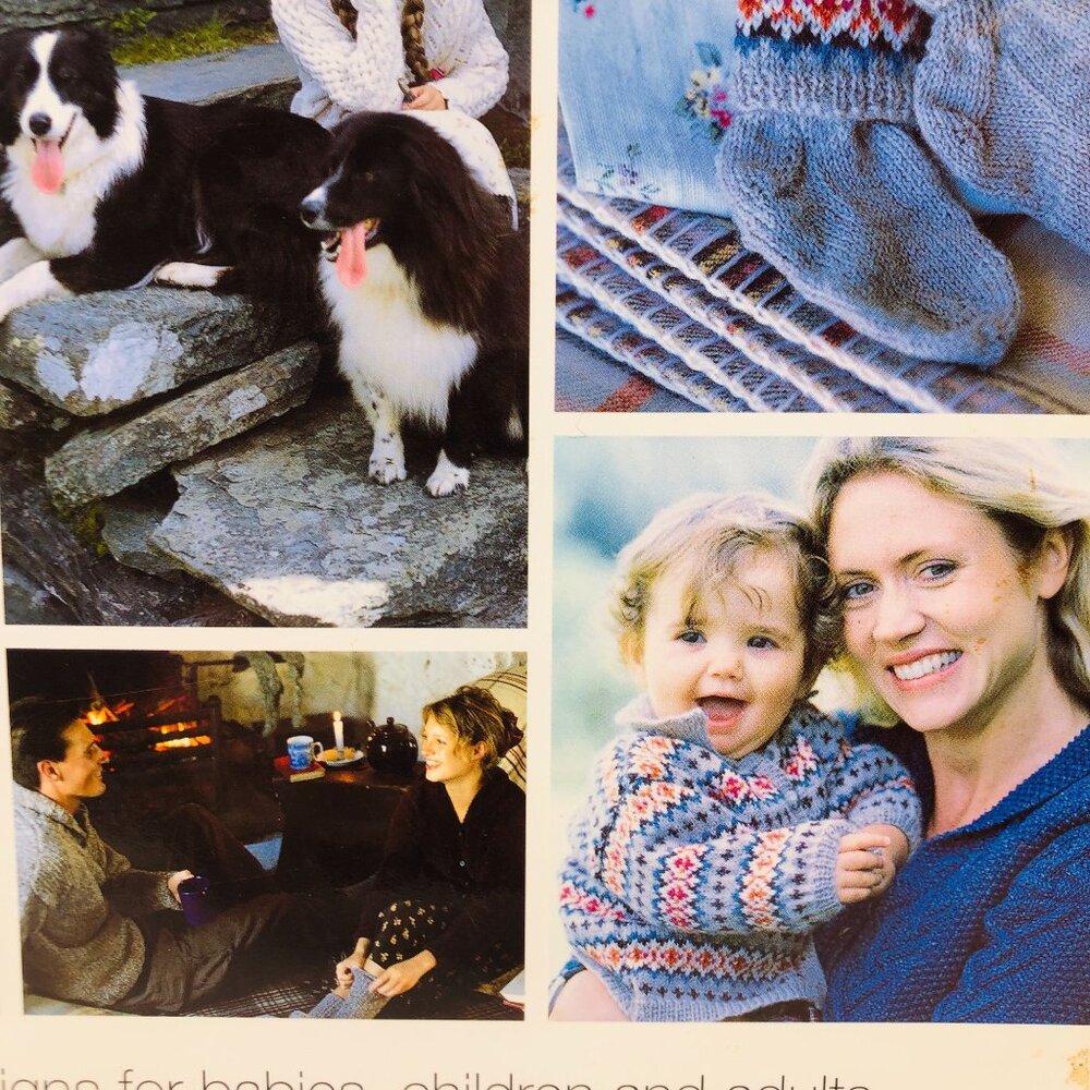 Debbie Bliss Celtic Knits Hard Cover Dust Jacket Knit Pattern Book Vintage 2000 - Picture 4 of 14